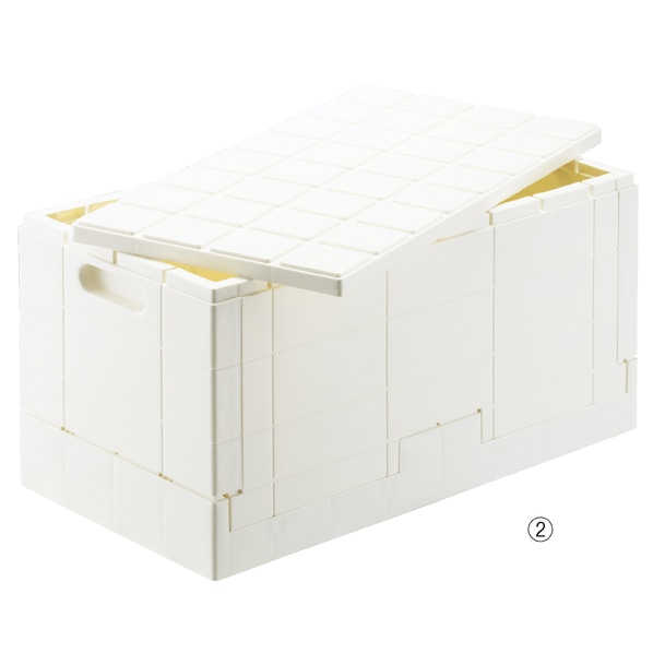 スタッキングコンテナボックス ホワイト 小
