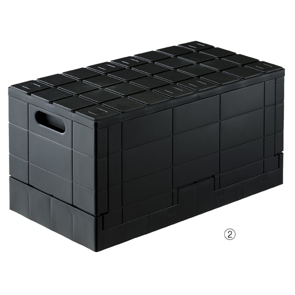 スタッキングコンテナボックス ブラック 大