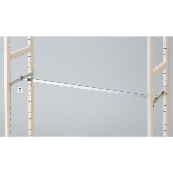 アルテン用ミニ角バー ホワイト〔ストエキオリジナル〕 幅90cm用