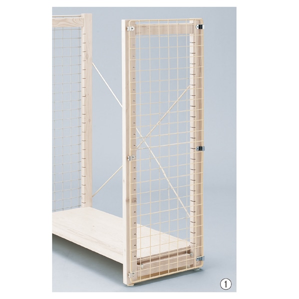 アルテン用サイドネット ホワイト〔ストエキオリジナル〕 高さ135~180cm用