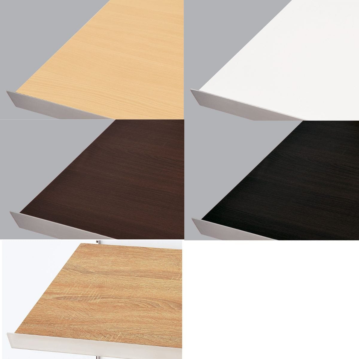 傾斜木棚 幅120×奥行35cm クロームブラケットセット〔ストエキオリジナル〕 エクリュ