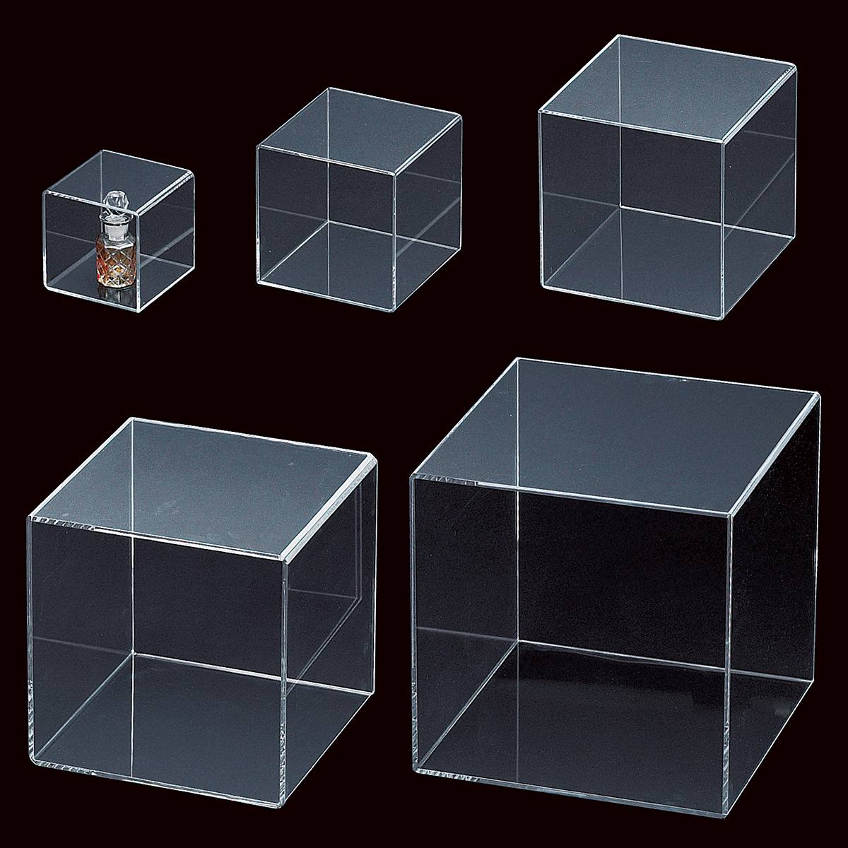アクリル4面ディスプレイボックス〔ストエキオリジナル〕 10cm角