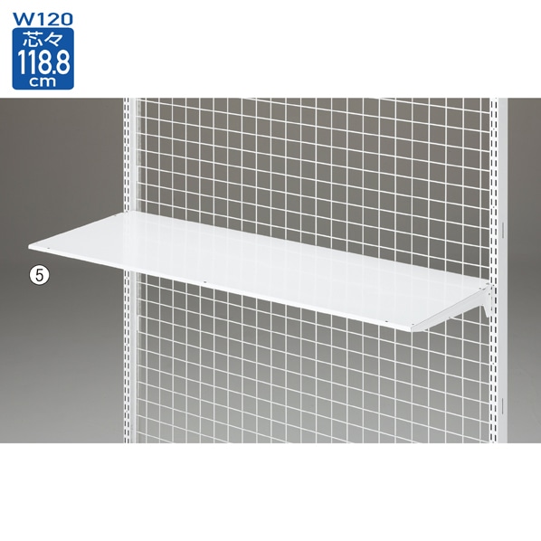 薄型スチール棚セット 2段可変式 W120cm ホワイト〔ストエキオリジナル〕 奥行40cm