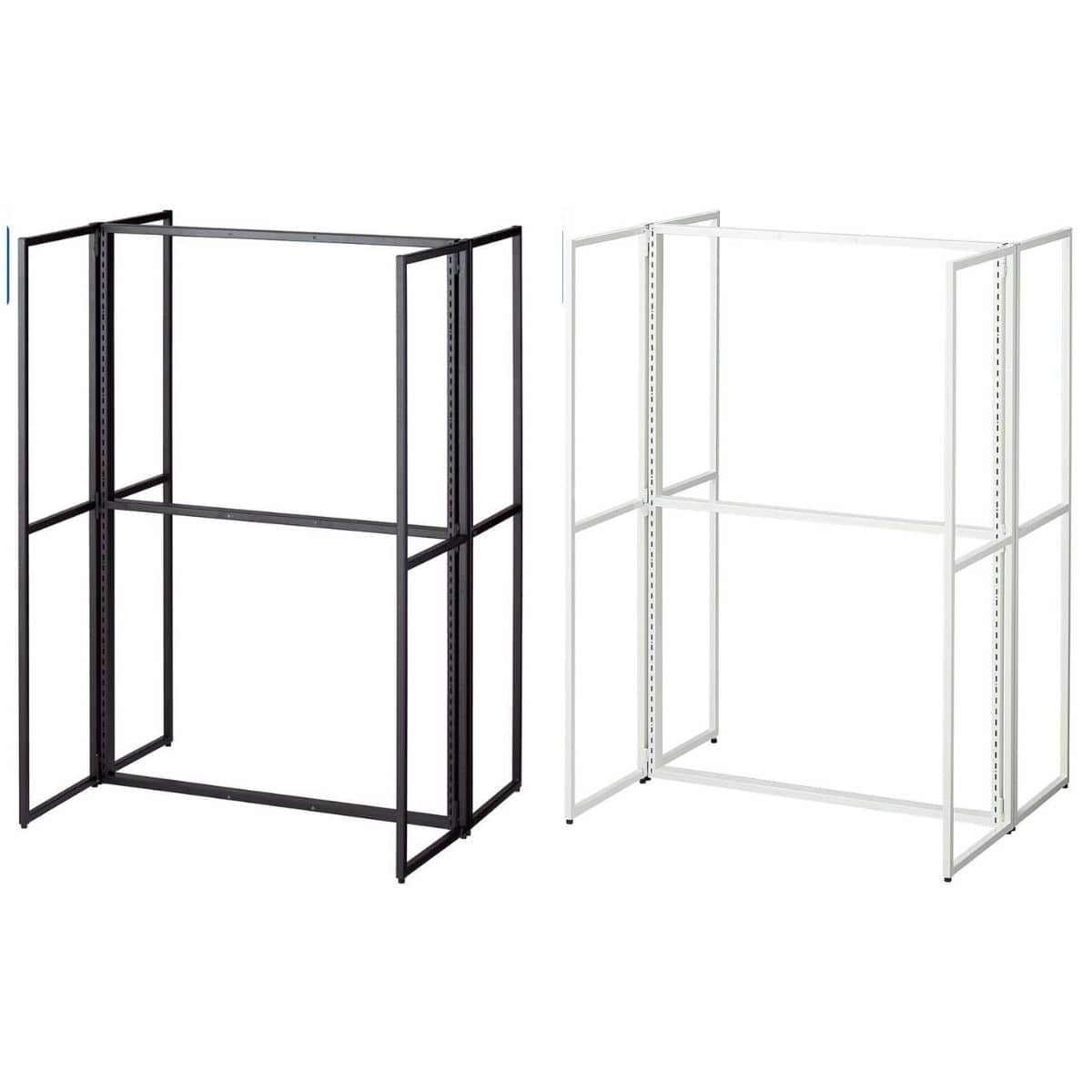 折りたたみスリット什器 両面〔ストエキオリジナル〕 ホワイト