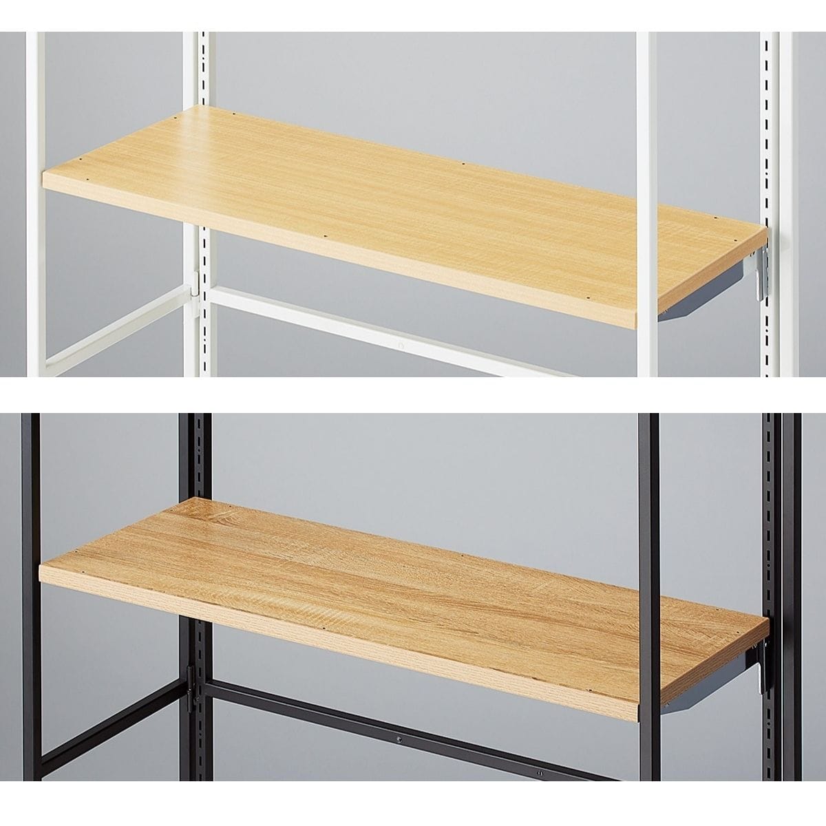 折りたたみスリット什器用木棚 欄干対応中間棚〔ストエキオリジナル〕 ラスティック柄