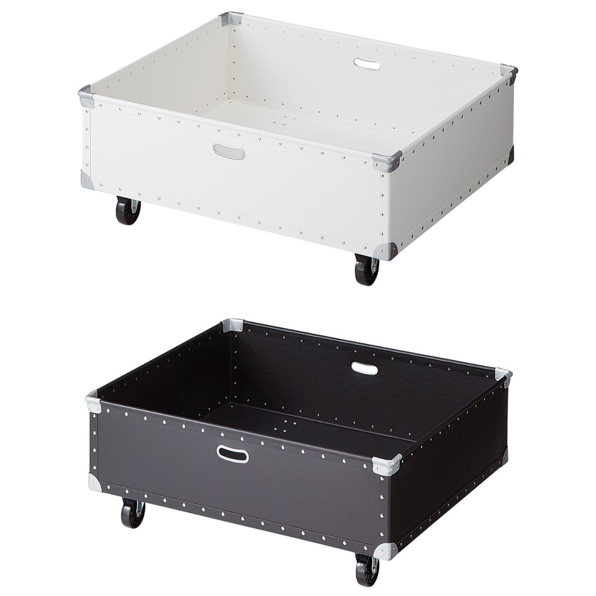 ステップテーブル用収納ボックス〔ストエキオリジナル〕 ホワイト