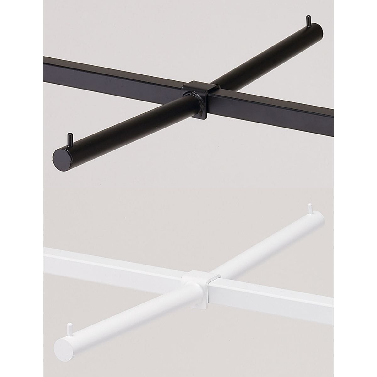 21mm角パイプ専用フェイスアウトハンガー〔ストエキオリジナル〕 ブラック