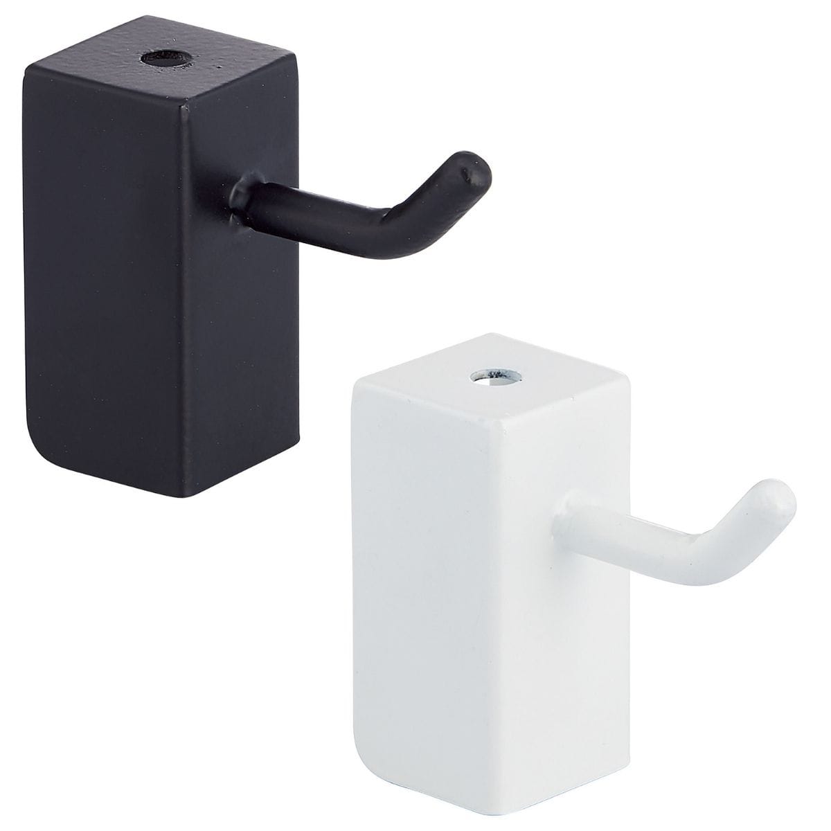 インハング角パイプ専用1点フック〔ストエキオリジナル〕 ホワイト