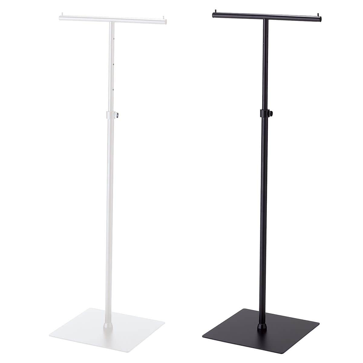 T字ハンガー 丸パイプ〔ストエキオリジナル〕 ホワイト