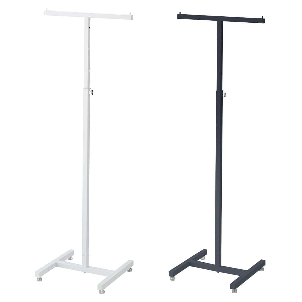 T字ハンガー 角パイプ〔ストエキオリジナル〕 白