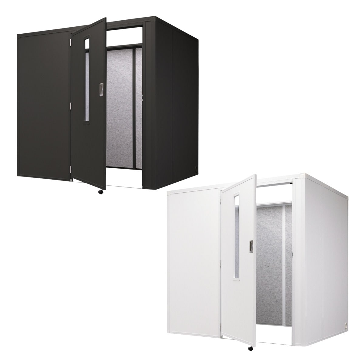 ワイド吸音ブース フルオープン ホワイト