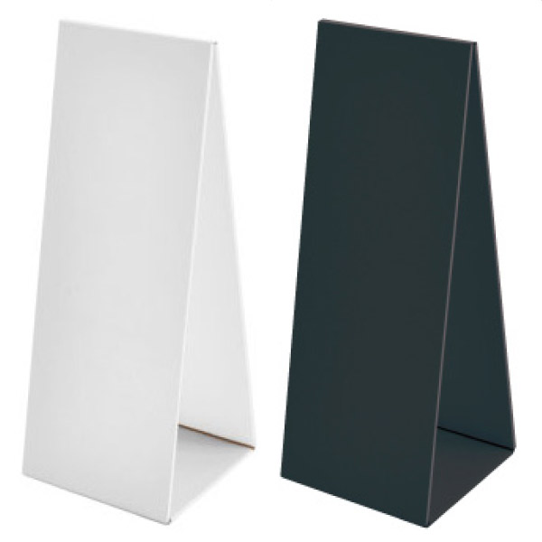 紙製A型スタンド(両面使用可) ダンクルサインスタンドA ホワイト