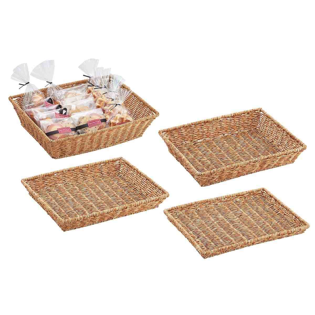 PP製バスケット〔ストエキオリジナル〕 高さ3cm