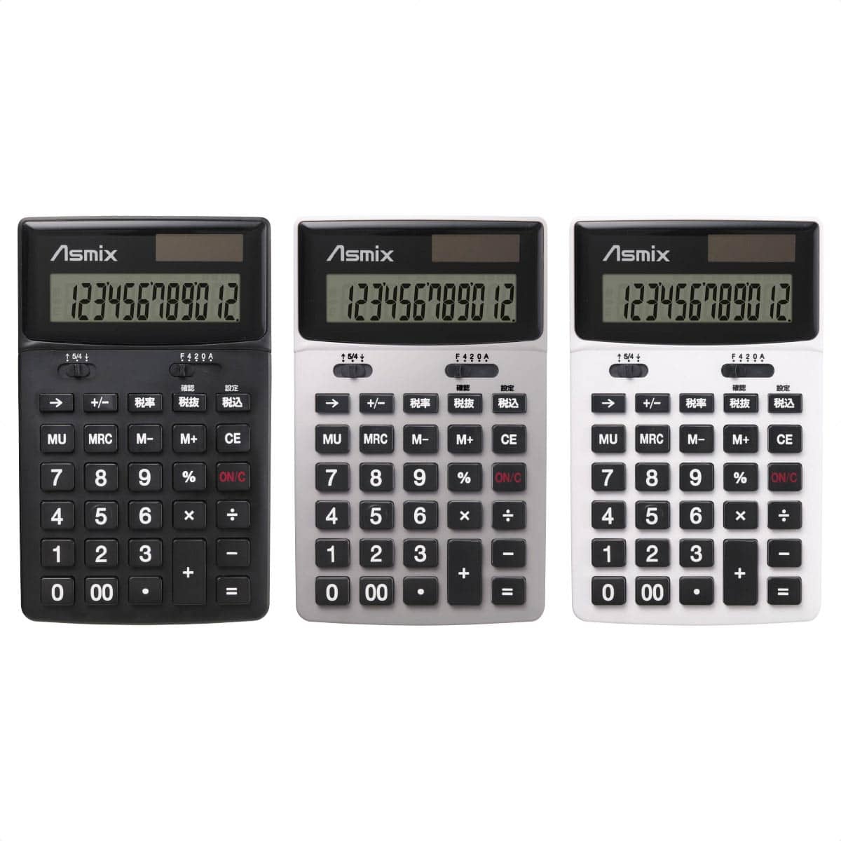 電卓12桁 ブラック