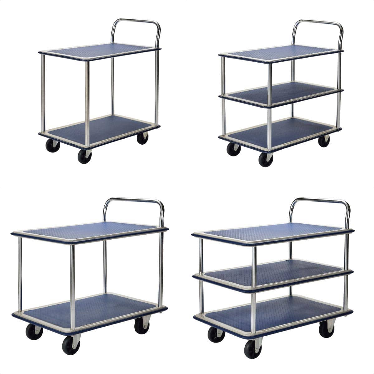 スチール製台車 静音タイプ 300kg 3段