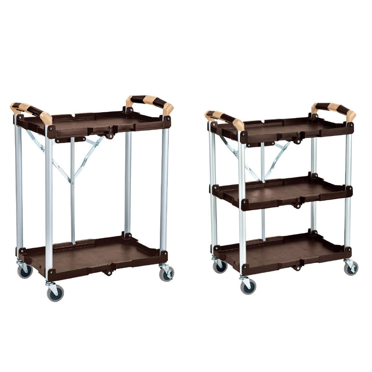 折りたたみ式マルチワゴン 50kg 2段