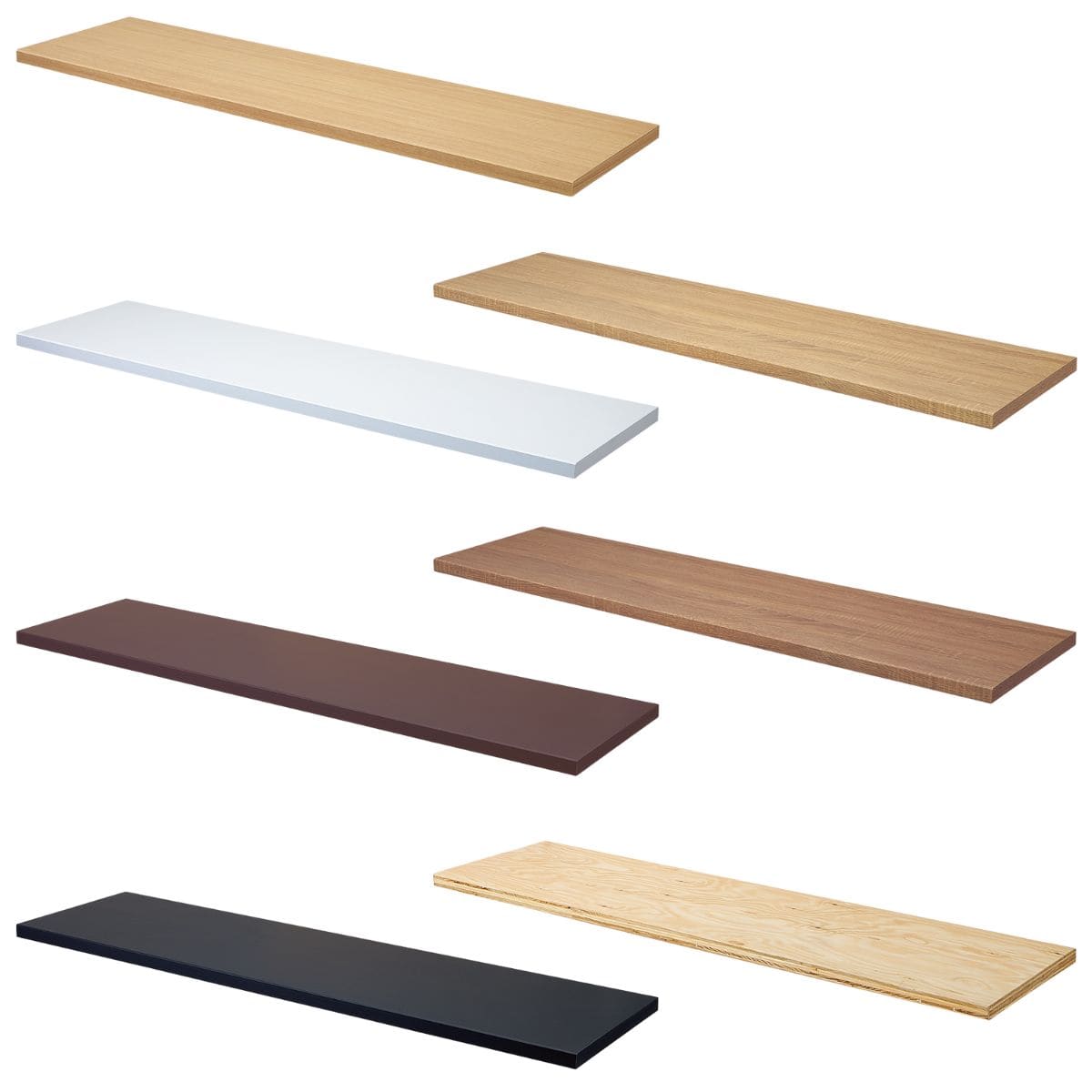 ファブルストレージBOXハイタイプ用天板(木棚)幅120×奥行35cm〔ストエキオリジナル〕 エクリュ(強化コート紙)