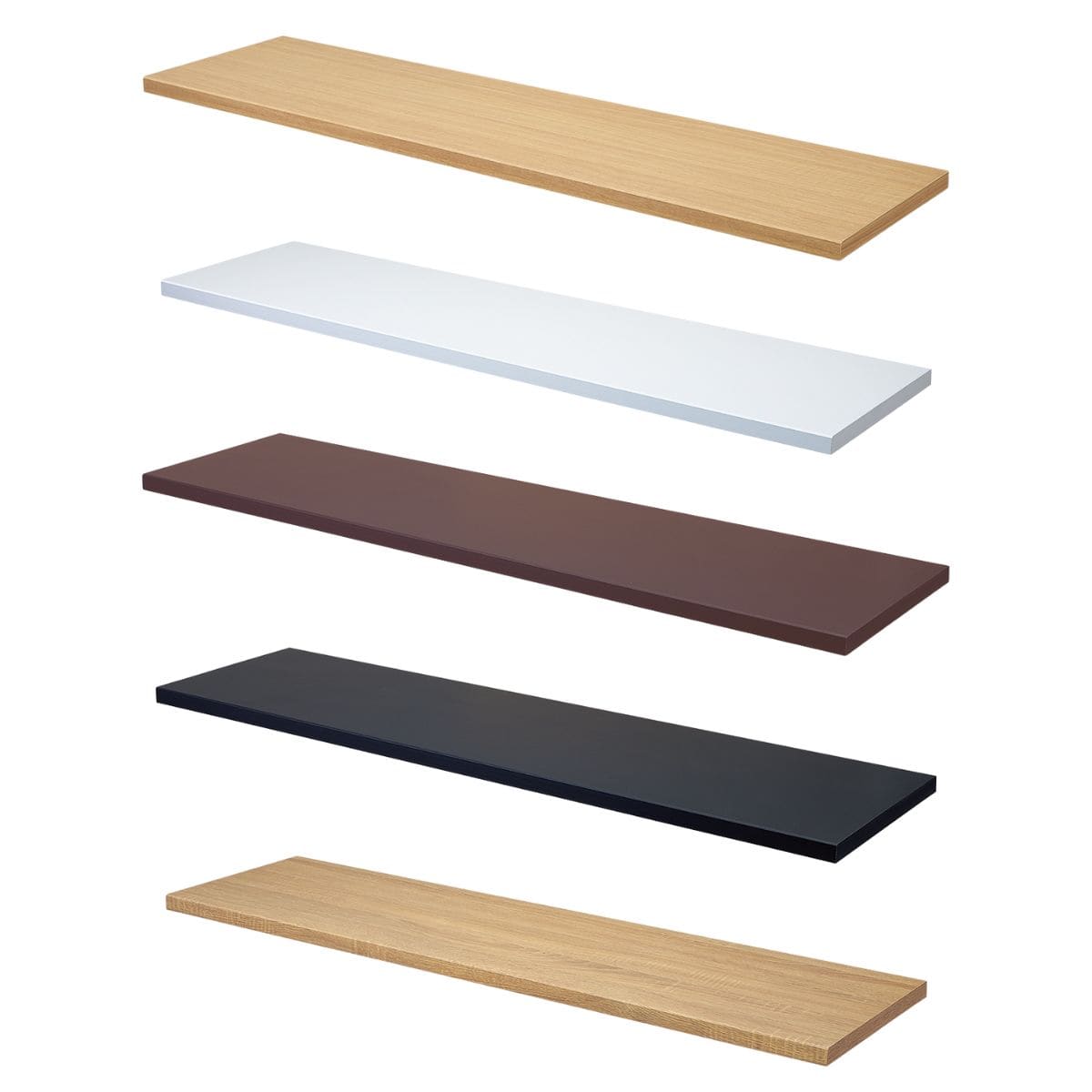 ファブルストレージBOXハイタイプ用天板(メラミン木棚)幅120×奥行35cm〔ストエキオリジナル〕 エクリュ