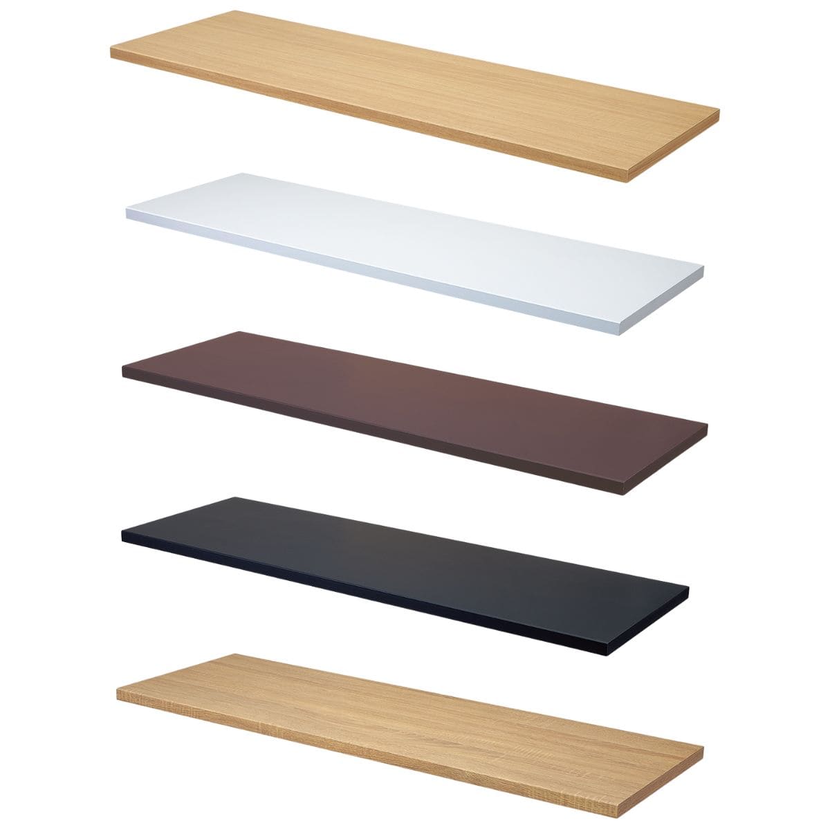 ファブルストレージBOXハイタイプ用天板(メラミン木棚)幅120×奥行40cm〔ストエキオリジナル〕 エクリュ