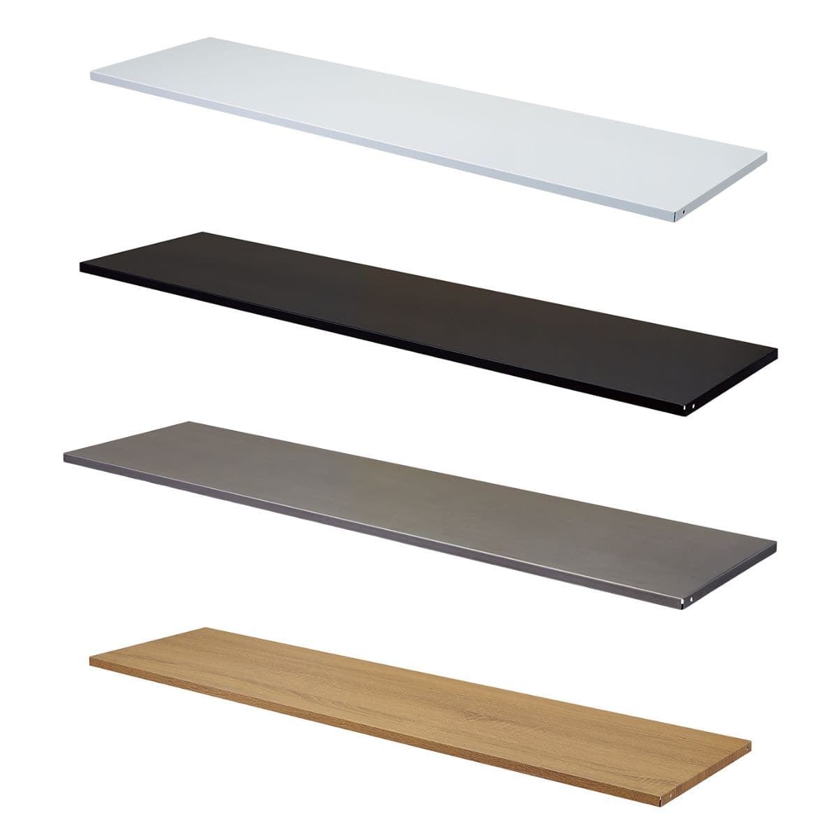 ファブルストレージBOXハイタイプ用天板(スチール棚18mm)幅120×奥行35cm〔ストエキオリジナル〕 ホワイト