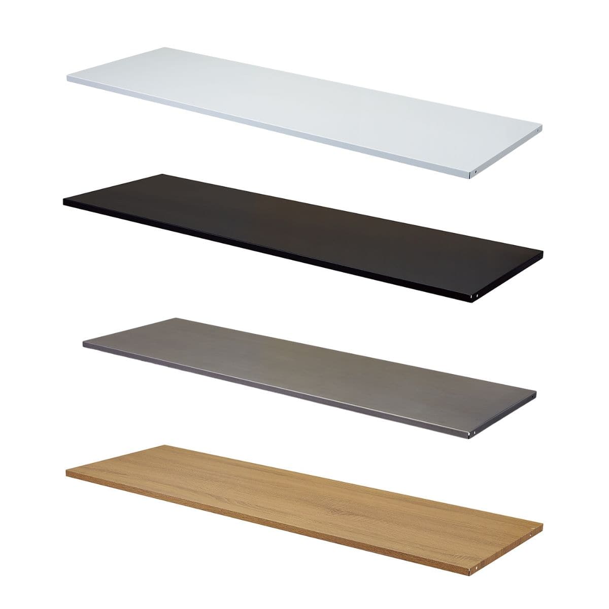 ファブルストレージBOXハイタイプ用天板(スチール棚18mm)幅120×奥行40cm〔ストエキオリジナル〕 ホワイト