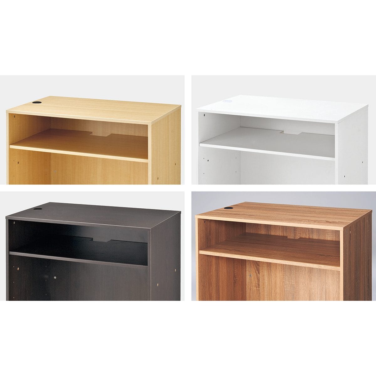 木製ハイカウンター用中間棚 幅90cm〔ストエキオリジナル〕 エクリュ