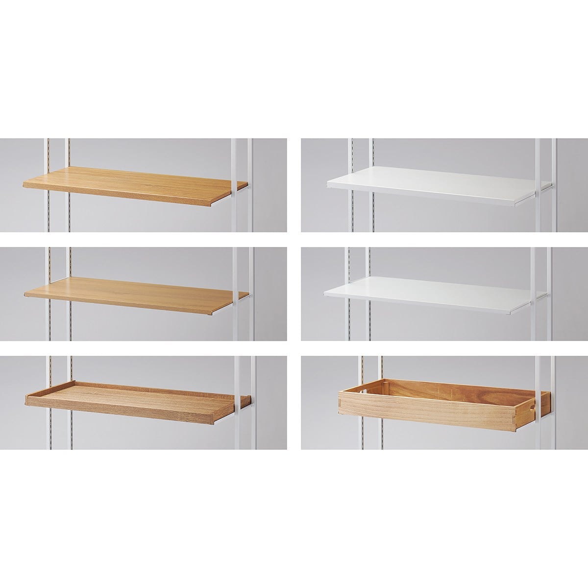 上部フレームホワイト用中間棚セット 幅90cm 片面 新型ハコマルシェワゴン 〔ストエキオリジナル〕 木棚ラスティック柄