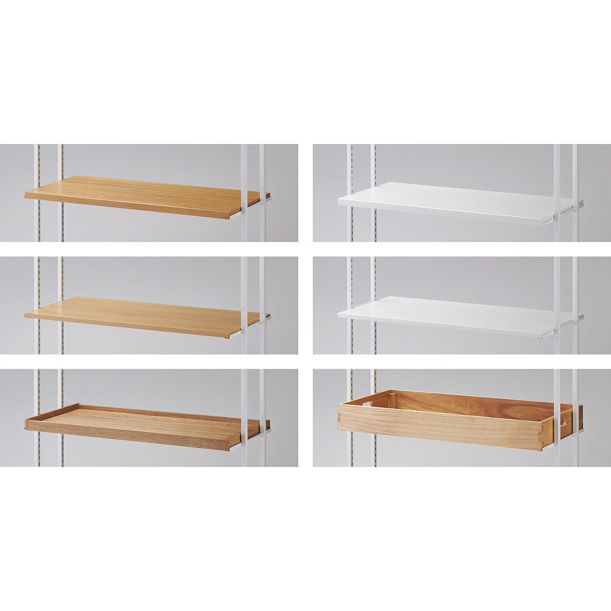 上部フレームホワイト用中間棚セット 幅90cm 両面 新型ハコマルシェワゴン 〔ストエキオリジナル〕 木棚ラスティック柄
