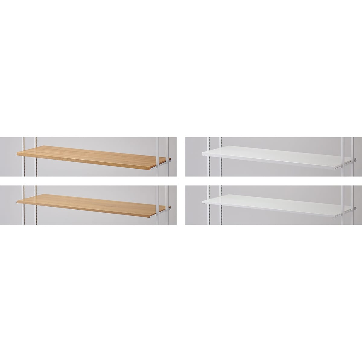 上部フレームホワイト用中間棚セット 幅120cm 両面 新型ハコマルシェワゴン 〔ストエキオリジナル〕 木棚ラスティック柄