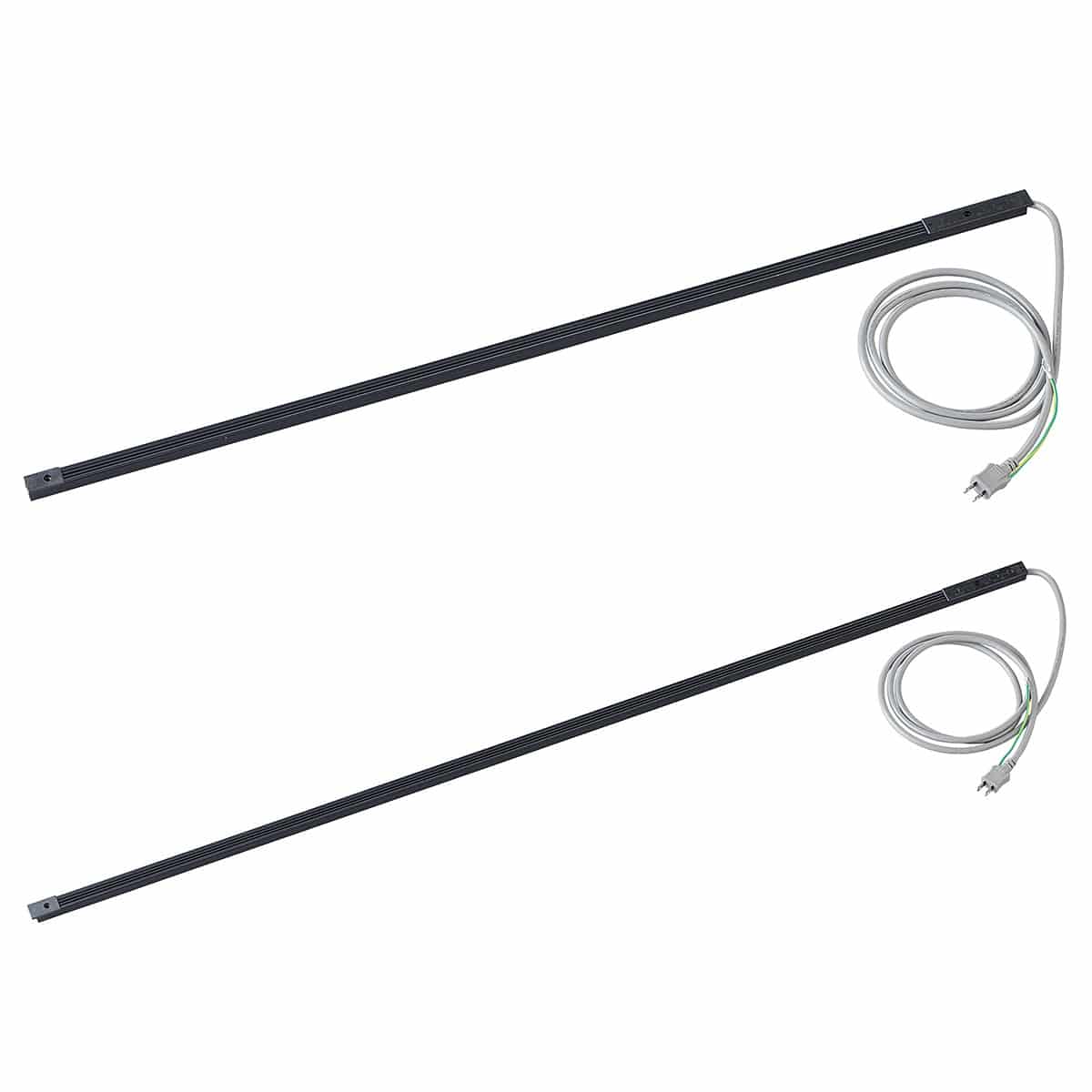 ローコストラインコンセント マグネットシートタイプ ブラック L110cm