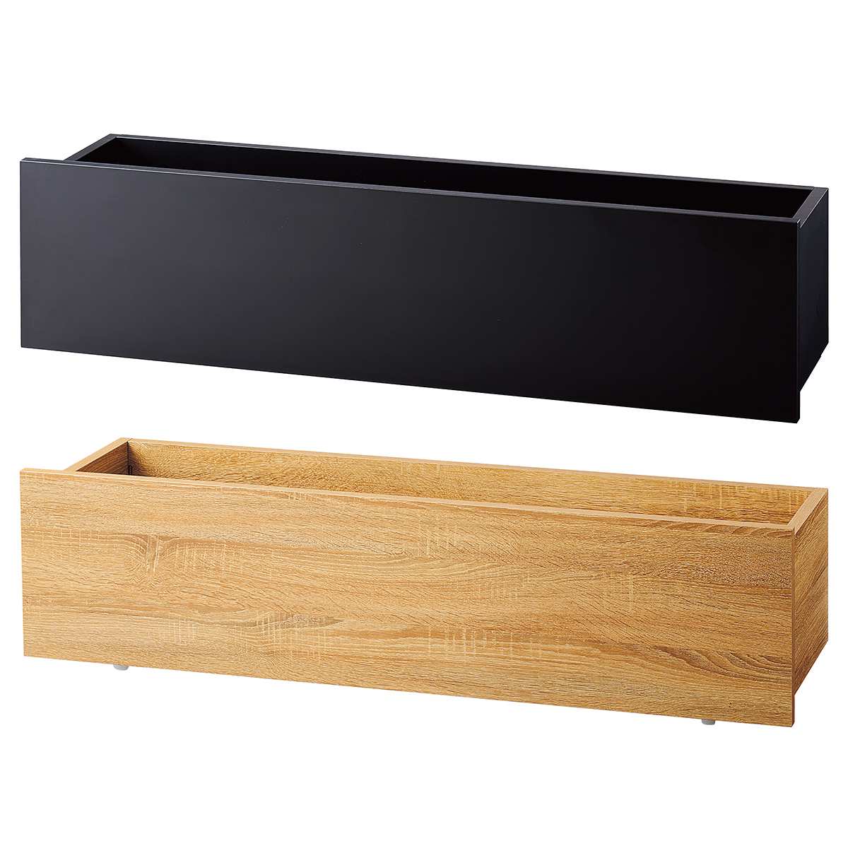 木製フォールディング収納トロッコ 幅120cm 奥行40cmタイプ 〔ストエキオリジナル〕 ブラック