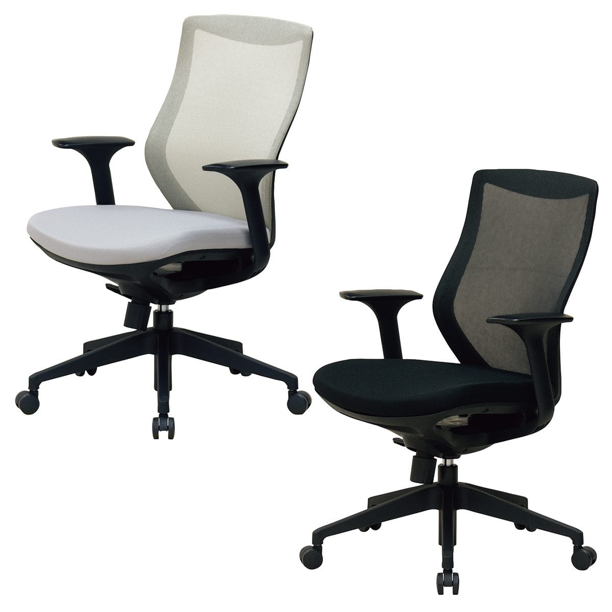 オフィスメッシュチェア ブラック