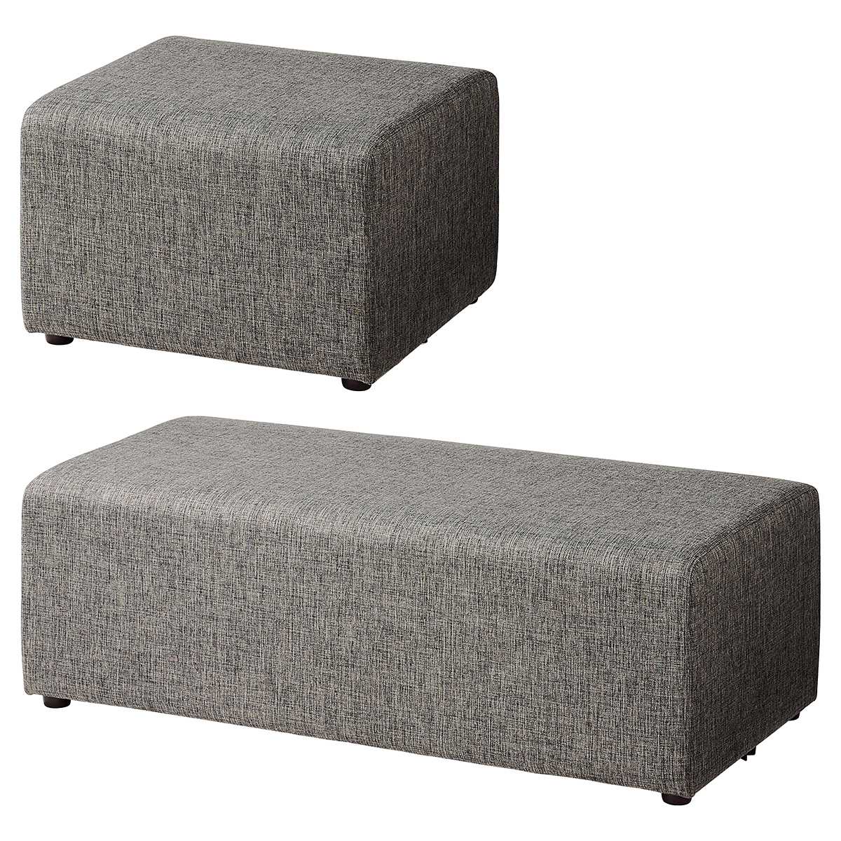 ロビーベンチソファ ダークグレー〔ストエキオリジナル〕 W60cm