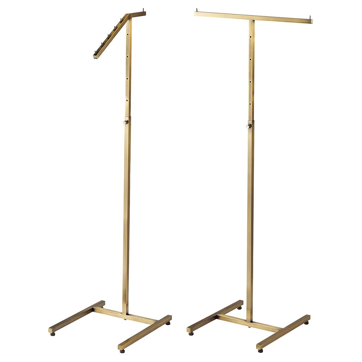 アンティークゴールドハンガー 角パイプ〔ストエキオリジナル〕 傾斜ハンガー