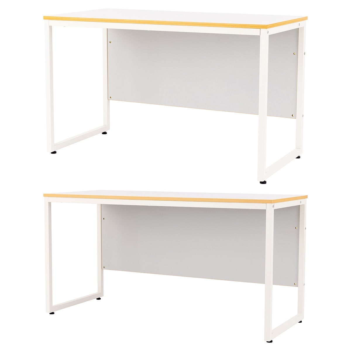 シリウスワークデスク ライトグレー 奥行60×高さ72cm W120cm