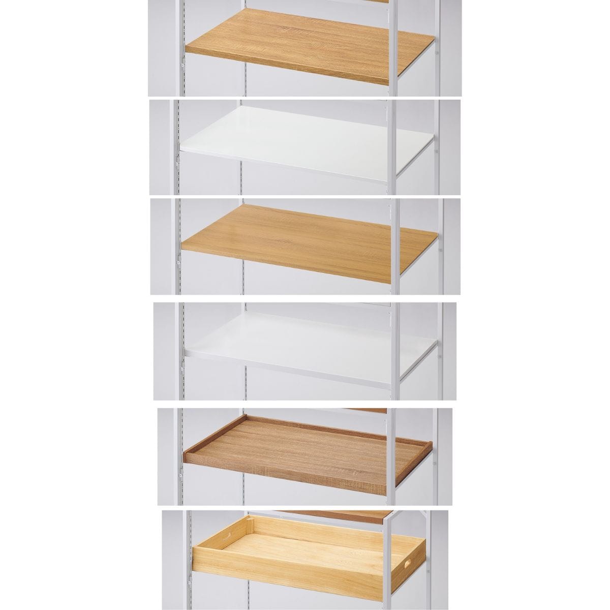 幅90×奥行40cm中間棚セット 本体奥行60cmホワイト用 新型ハコマルシェワゴン〔ストエキオリジナル〕 木棚ラスティック柄