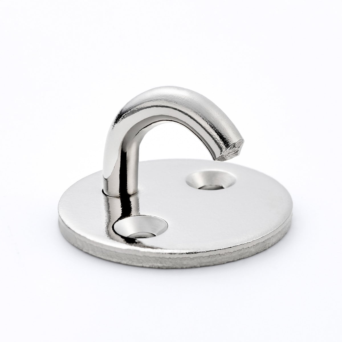 丸型アイアンオープンアイプレート 小