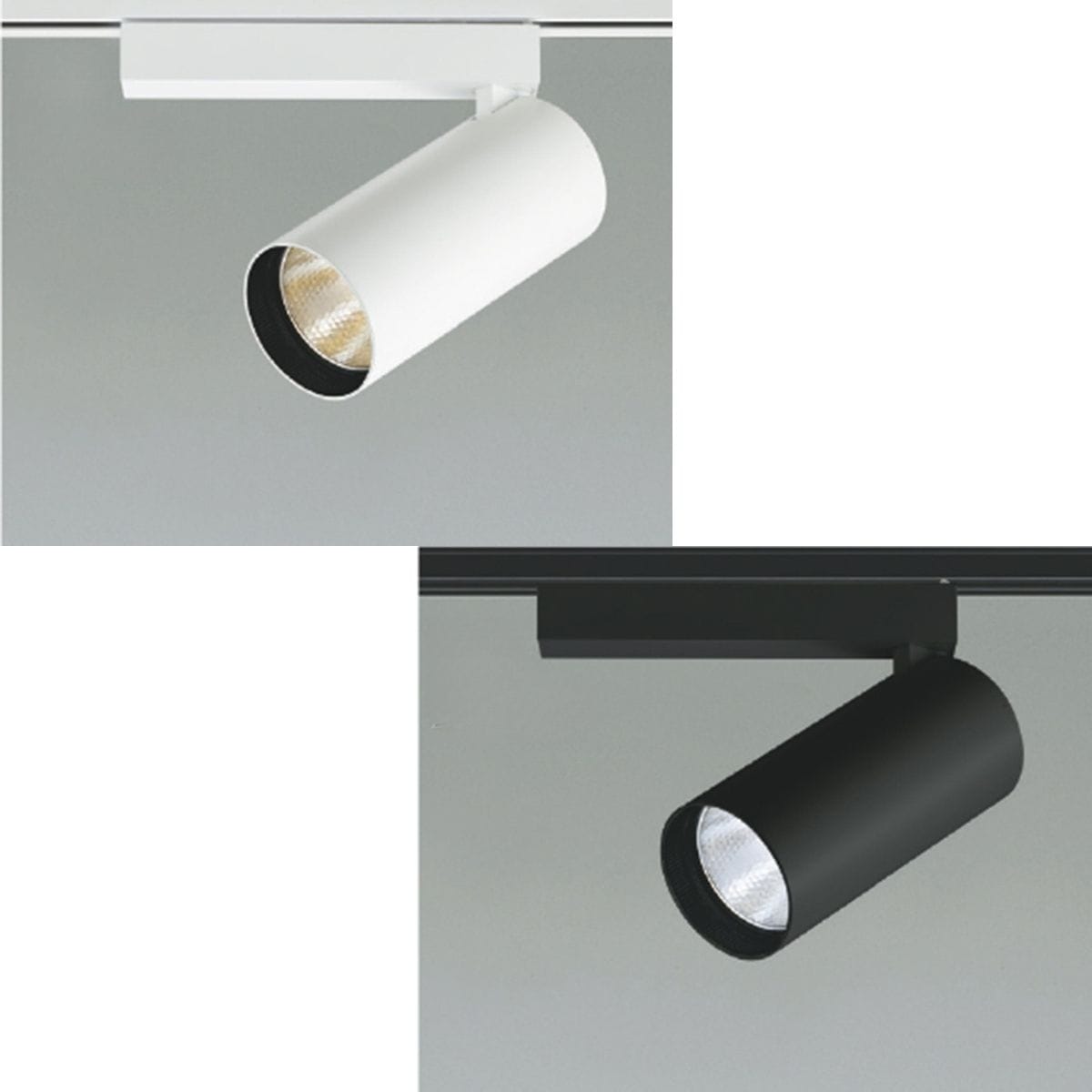 シリンダースポットライト 2000lm 照射角20度 白色 ホワイト