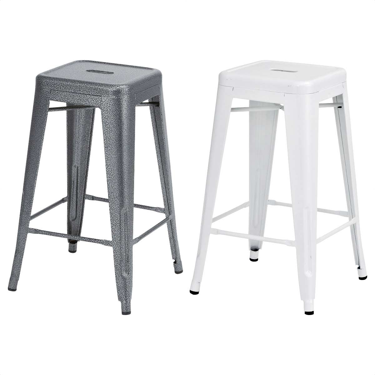 【4脚】クレール ハイスツール ブラック