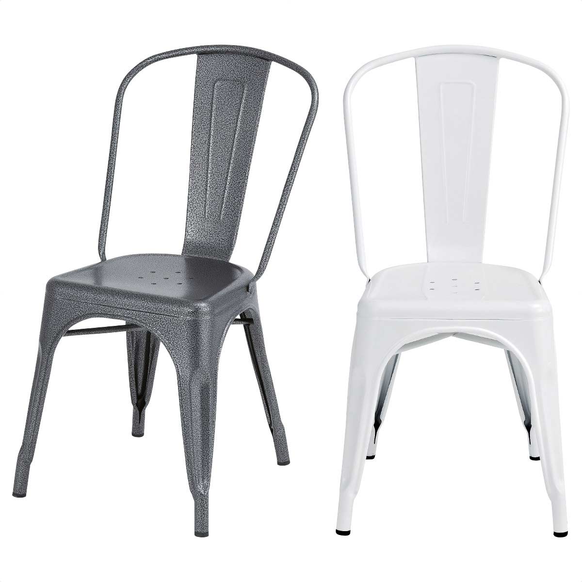 【4脚】クレール チェア ブラック