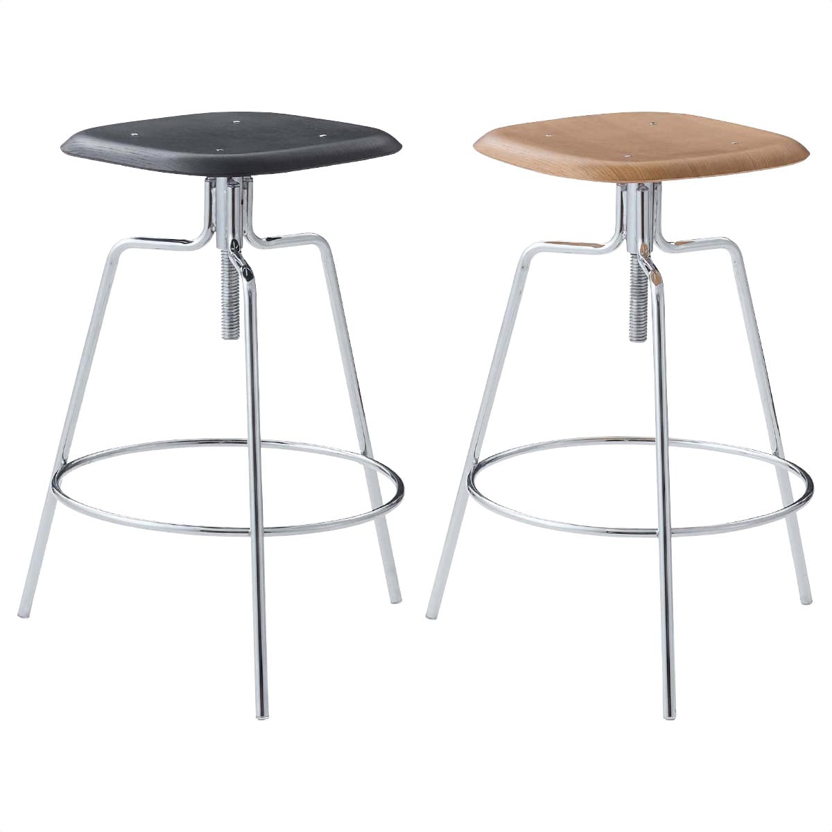 ハイスツール ブラック