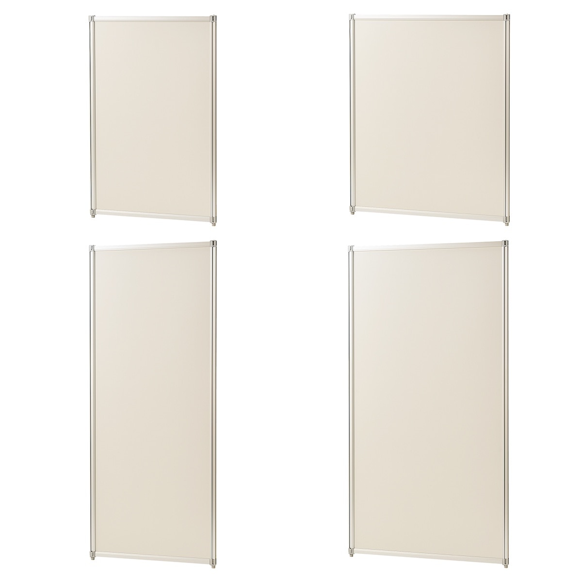 シンプルパネルパーティション(安定脚別売) ホワイト 幅70×高さ110cm