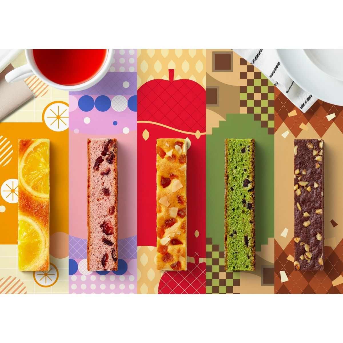 【125個セット】マイプレイス スティックケーキ オレンジケーキ