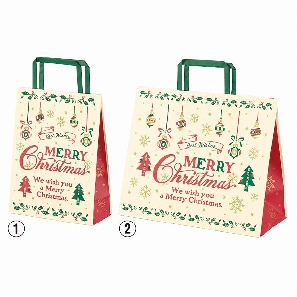 クラシカルクリスマス 手提げ紙袋 クリスマス向け 通販 ストア エキスプレス
