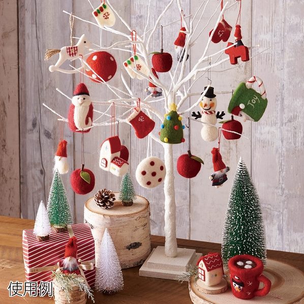 ウールデコセット クリスマスツリー用オーナメント 通販 ストア エキスプレス