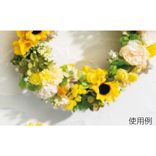 造花ひまわりリース直径30cm 夏 サンフラワー ディスプレイ 装飾 吊り装飾 通販 ストア エキスプレス