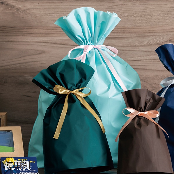 梨地リボン付きギフトバッグ パステルブルー枚 通販 ストア エキスプレス