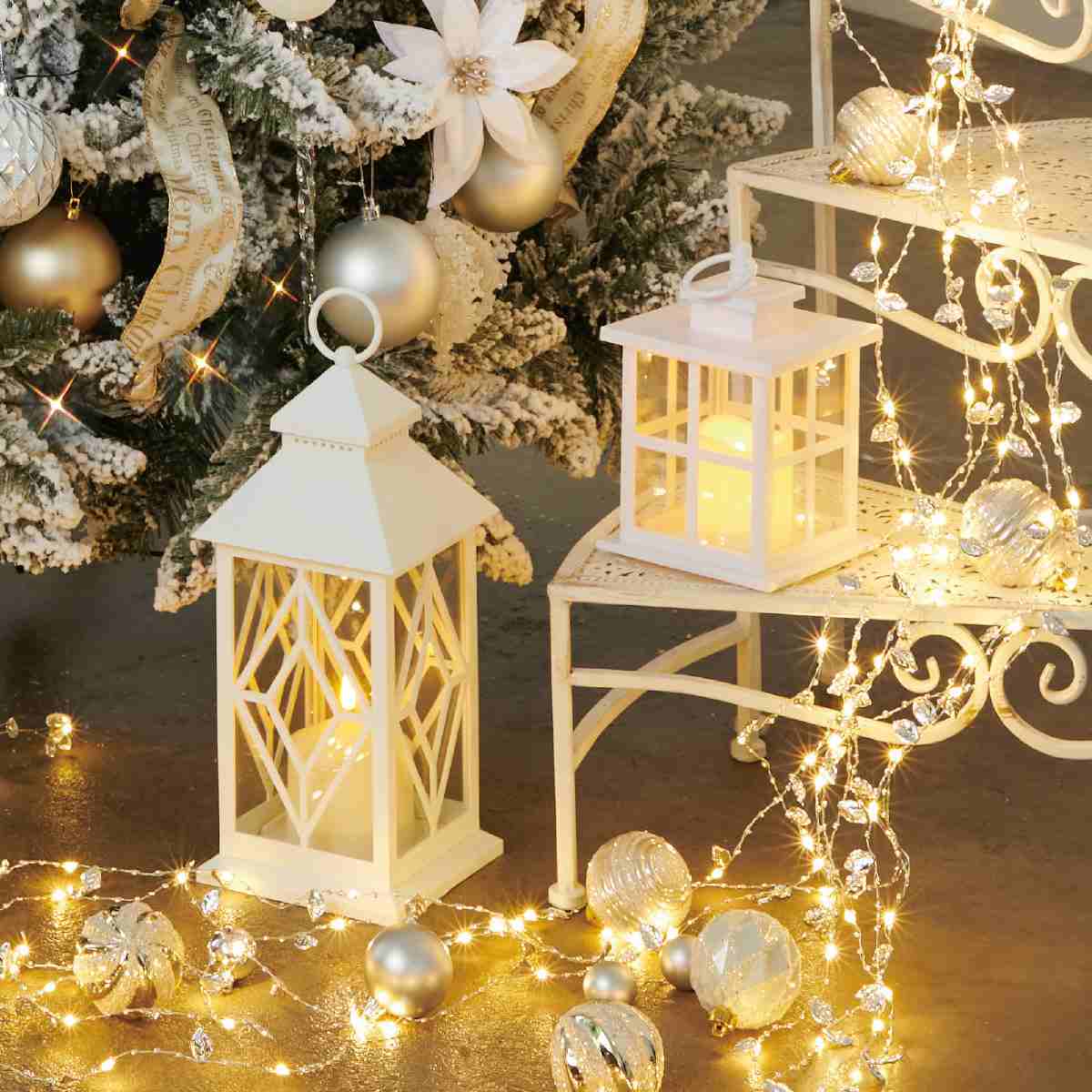 クリスマスledランタン ホワイト 1個 通販 ストア エキスプレス