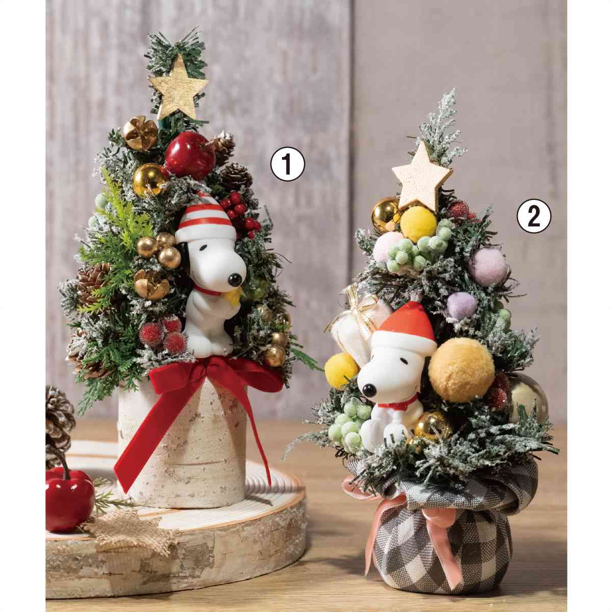 24cm ミニツリー スヌーピー クリスマス ディスプレイ 装飾 オブジェ 通販 ストア エキスプレス