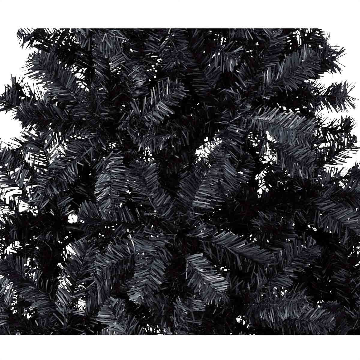 PVCクリスマスツリー ブラック スタンダード H120cm |クリスマス飾り通販 ストエキ